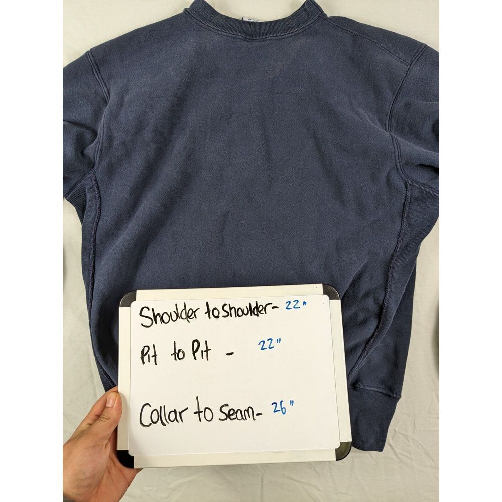 Vintage Notre Dame Sweatshirt IVY League Fighting Irish Varsity Color Block M - Picture 9 of 10
